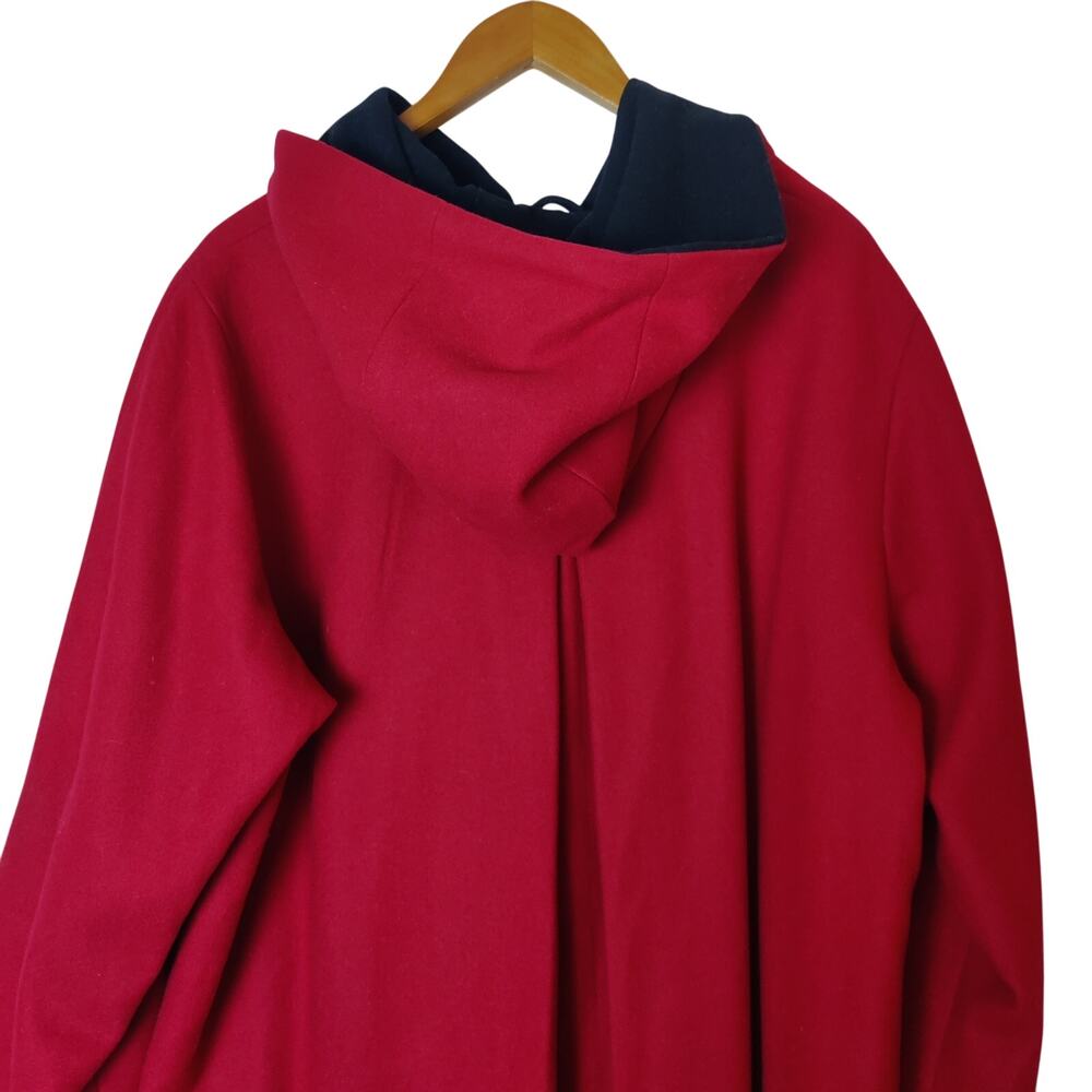 Lane Bryant Red Pea Coat - Picture 5 of 10
